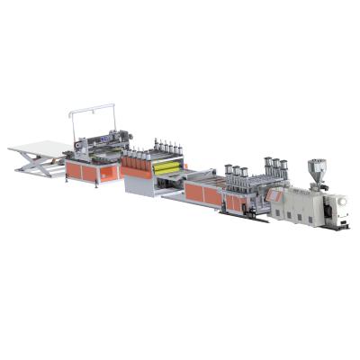 WPC floor extrusion line
