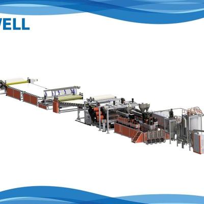 PET furniture board decorative sheet production line