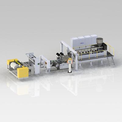 PVC, PVDC cling film extrusion line