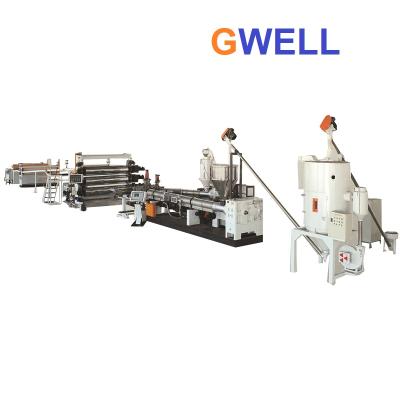 ABS/PMMA sanitaryware plate extrusion line