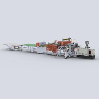 SPC floor one-step extrusion line